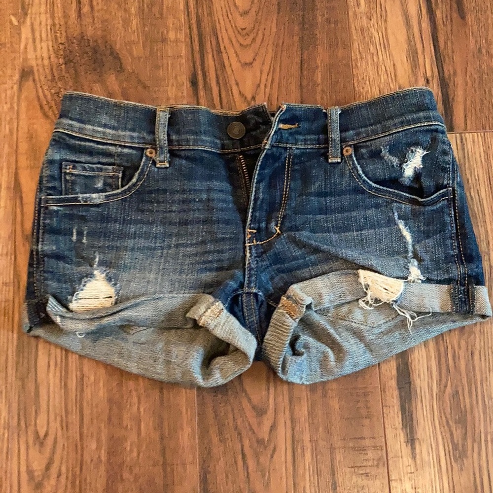 Abercrombie and Fitch distressed shorts